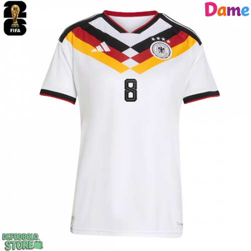 Tyskland Leon Goretzka #8 Replika Hjemmebanetrøje Dame VM 2026 Kortærmet